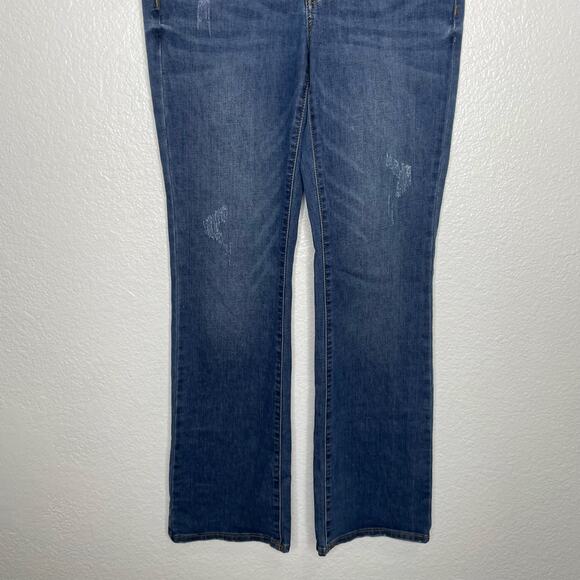 So Womens Jeans Size 30 Low Rise Bootcut Medium Wash Denim Blue Casual Wear - Picture 9 of 13